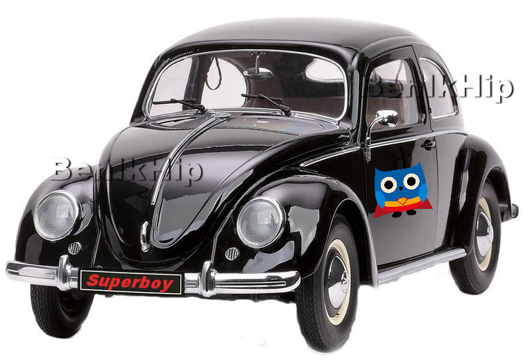 Strijkapplicatie VW Beetle superboy